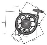 Demaror compatibil Honda GCV170, GCV200