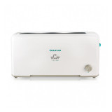 Prajitor de paine Planet Taurus, 2 felii, 800 W, 7 trepte, termostat, Alb