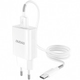 Incarcator Retea cu cablu USB Tip-C Dudao A3EU, Quick Charge, 1 X USB, Alb