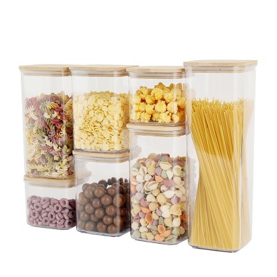 Set 7 Cutii depozitare pentru bucatarie, Flippy, 2x0.5 L, 2x0.8 L, 2x1.2 L, 1x1.9 L foto