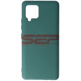 Husa Silicon Samsung Galaxy A42 5G Midnight Green - Protectie Premium