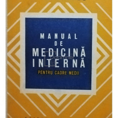 C. Borundel - Manual de medicină internă, pentru cadre medii (editia 1979)