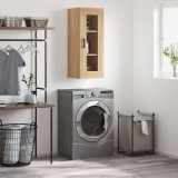 vidaXL Dulap montat pe perete, stejar sonoma, 34,5x34x90 cm 828919