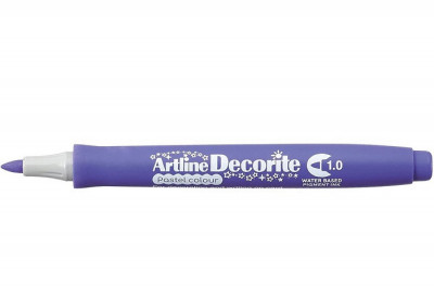 Marker Artline Decorite, Varf Rotund 1.0mm - Mov Pastel foto