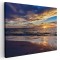 Tablou peisaj plaja la apus Tablou canvas pe panza CU RAMA 60x80 cm
