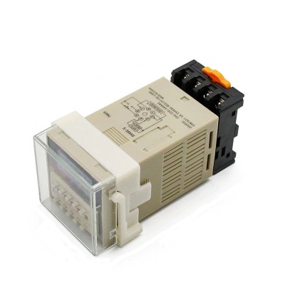 Controller Digital Timer, Releu de Timp DH48S-S, programabil, 0.1s-990h, 110VAC foto