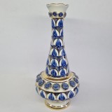 Vaza portelan, ceramica veche - pictata manual - SEMNATA