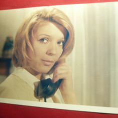 Fotografie color din Film -Asediul- 1971- Mihaela Mihai ,dim.=24x17cm