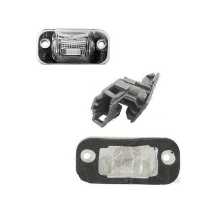 Lampa numar Volkswagen Polo (6kv) Classic, 11.1995-06.2001; Golf 3 (1h) (Hatchback +Cabrio), 08.1991-04.1999, spate, Stanga = Dreapta, cu suport becu foto