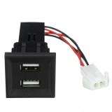Cumpara ieftin Incarcator USB Dublu Oem cu LED Albastru, Dedicat VW Transporter T5 (2003-2009), T4 (1990-2003), 4.2A