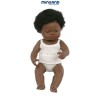 Papusa fetita africana Miniland 38 cm
