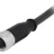 Conector HARTING M12 mufă mamă 12 pini drept cablu 7,5m