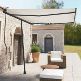 VidaXL Set st&acirc;lp pentru copertină, antracit, 300x245 cm, fier