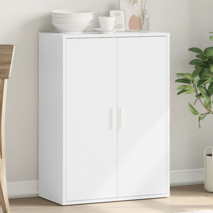 vidaXL Dulap, alb, 60x31x84 cm, lemn prelucrat 840485