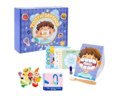 Joc educativ despre igiena dentara si alimentatia sanatoasa, Tooth Defence, 3 ani+