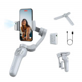 Sistem Stabilizator Imagine Profesional ENZIRO&trade;, Gimbal cu 3 Axe Pentru Smartphone, Control prin Gesturi, Auto Face Tracking, 4 Moduri, Aplicatie dedi