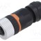 Conector M12 mamă 8 pini drept IP67 pe cablu aurit LAPP