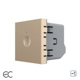 Cumpara ieftin Modul intrerupator touch Livolo ZigBee EC cap-scara/cruce, auriu