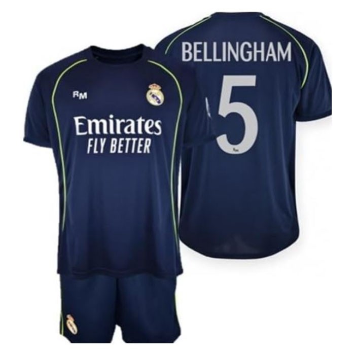 Real Madrid set de copii replica 25/26 Away Bellingham - 8 let