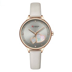 Ceas de dama Curren Gri , Elegant, cu curea din piele
