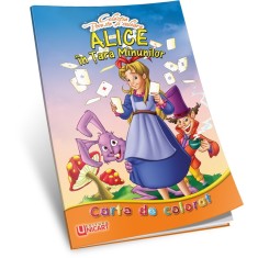 Carte de colorat - Alice in tara minunilor - Unicart