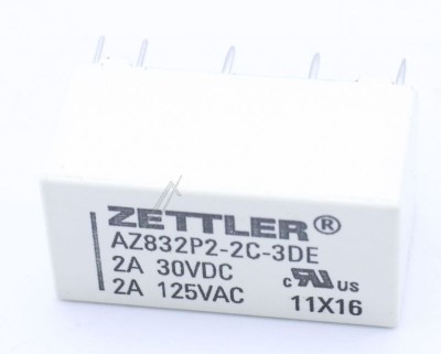 3VDC 3A-230VAC RELEU, 2 CIRCUITE AZ832P2-2C-3DE ZETTLER foto