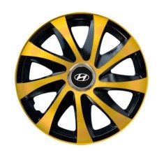 Set 4 capace roti Drift extra gold R15 pentru gama auto Hyundai foto