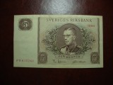 SUEDIA 5 KRONOR 1960