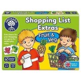 Joc educativ in limba engleza Lista de cumparaturi Fructe si legume, orchard toys
