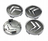 Set de plăcuțe de emblemă Citroen de 59 mm din grafit