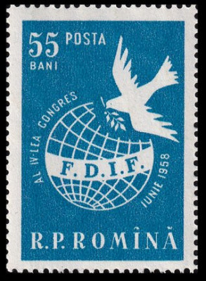 1958 - Al IV-lea congres FDIF, neuzata foto