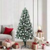 VidaXL Brad de Crăciun artificial Verde 180 cm PVC și Oțel și Plastic 3396269