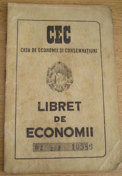 QW13 4 - 1956 - Libret de economii - Casa de economii si consemnatiuni - CEC