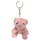 Breloc ursulet botez roz 10cm