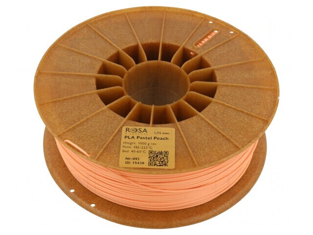 Filament PLA 1.75mm Peach 1kg
