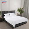 Lenjerie Pat Hotel Damasc King Size, 4 Piese, Bumbac 100%, Heinner, Dung Satinate, 240x260cm, 210x220cm, 50x70cm