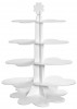 Suport Cloud cu 4 etaje pentru finger food, inaltime 75 cm