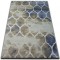 Covor Drop Jasmine 761 bej &icirc;ntunecat și albastru deschis, 133x190 cm