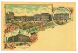 1446 - ARAD, Litho, Romania - old postcard - unused