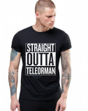 Cumpara ieftin Tricou negru barbati - Straight Outta Teleorman - S, THEICONIC