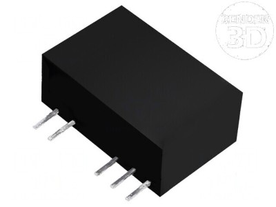 Convertor DC/DC 2W 4,5-5,5V la 3,3V 606mA SIP foto