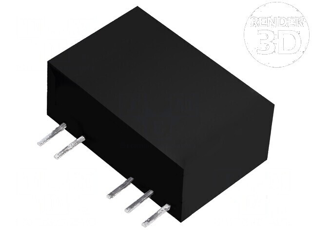 Convertor DC/DC 2W 4,5-5,5V la 3,3V 606mA SIP