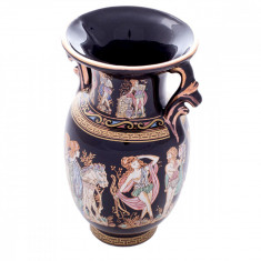 Vaza din ceramica decorata cu Foita de Aur 24K 12 cm COD: 453
