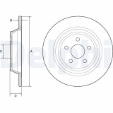 DELPHI BG4782C Disc frana