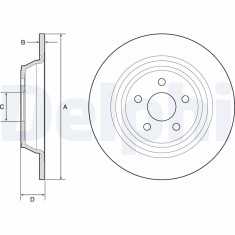 DELPHI BG4782C Disc frana