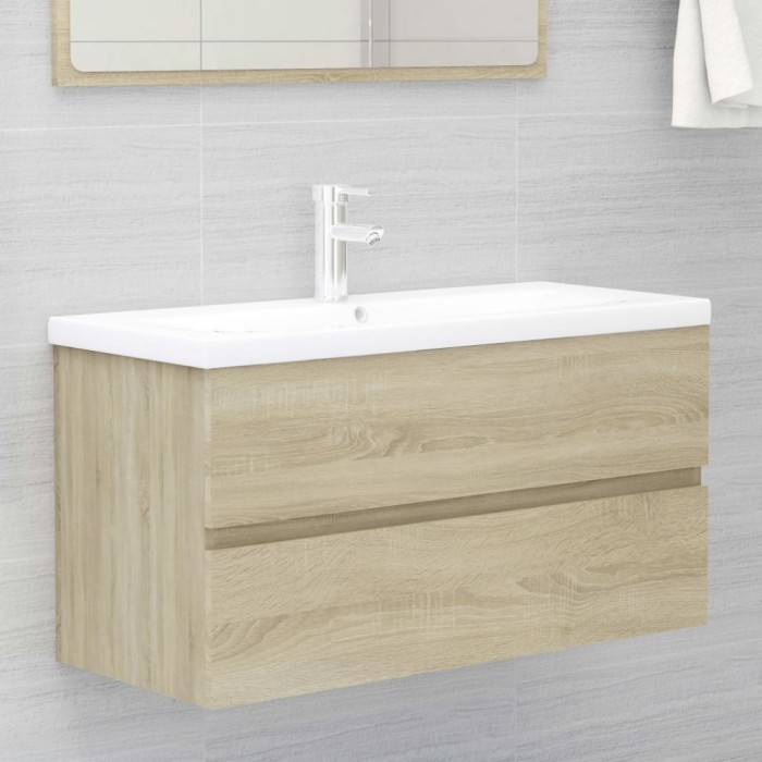 Gossi dulap de chiuveta, stejar sonoma, 90x38,5x45 cm, pal