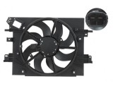 Ventilator radiator Dacia Logan 12-, Sandero 12-, motor: 0.9 TCE, 1.2, 1.5 dci, 2 pini, 214811897R