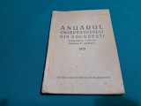 ANUARUL OBSERVATORULUI DIN BUCUREȘTI * 1953 *