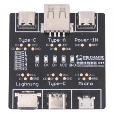 Tester Service Mechanic DT3 pentru Cabluri Lightning / USB-C / microUSB