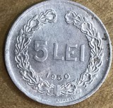 MNDRO0001 Monedă 5 Lei 1950 - Republica Populară Rom&acirc;nă (RPR) - Colecți
